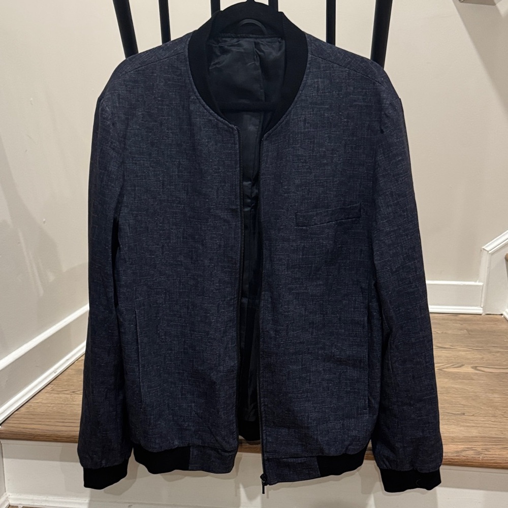Topman Charcoal Bomber Jacket